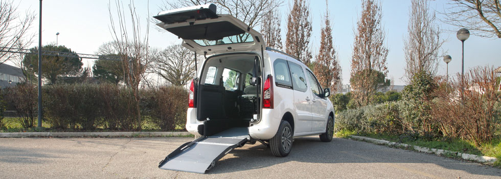 Peugeot Partner Wav per trasporto persone con disabilità in carrozzina