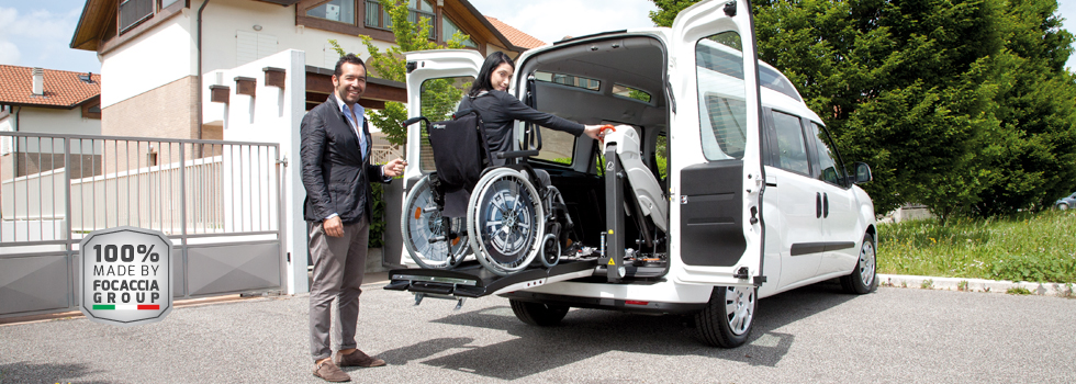 Fiat Doblò XL per trasporto persone con disabilità